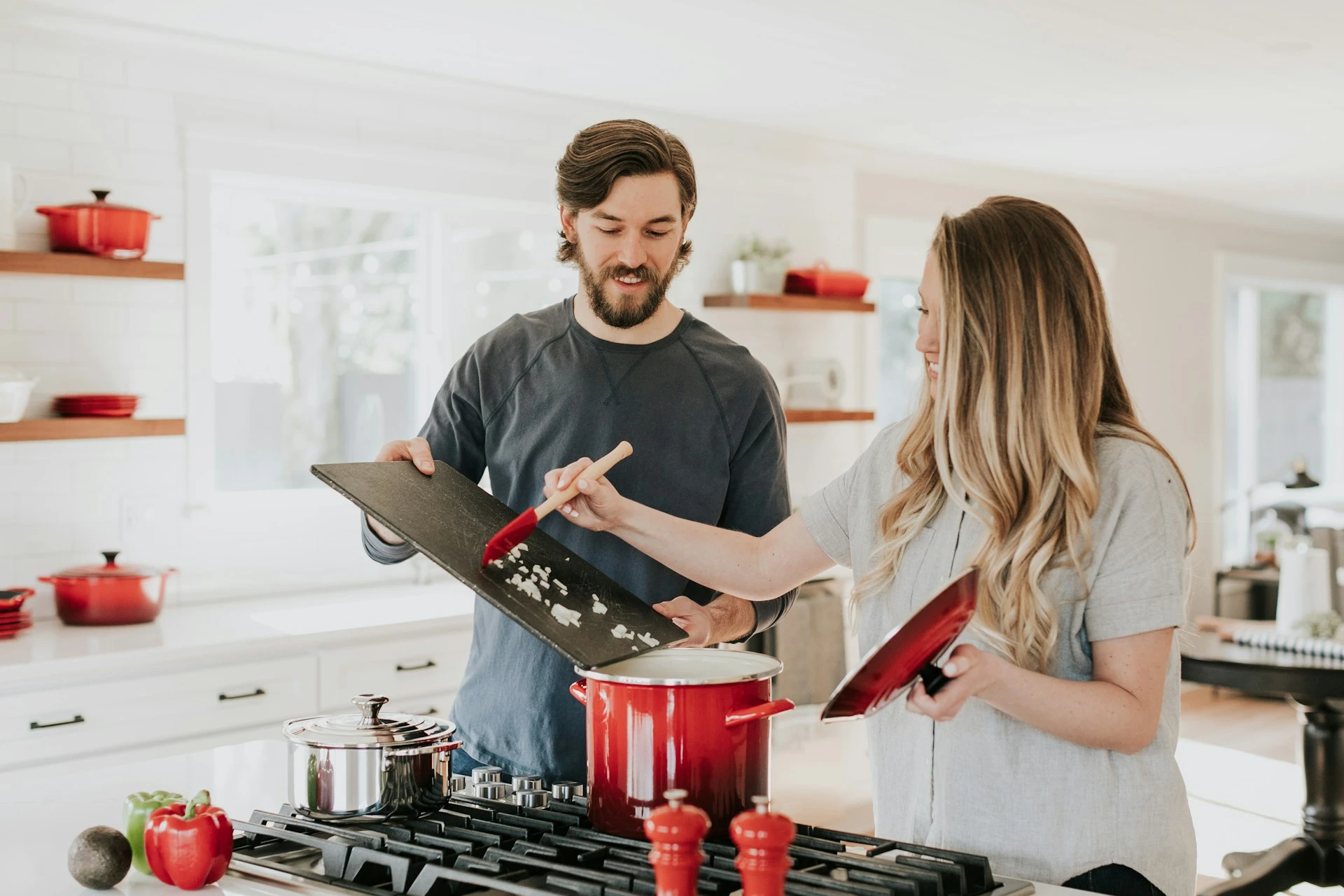 Cuisine conviviale et lumineuse