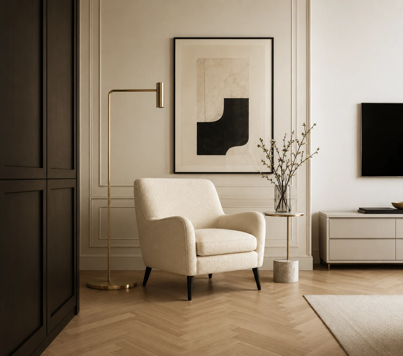 Appartement avant travaux, volumes bruts